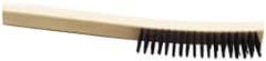 Ability One - Hand Wire/Filament Brushes - Wood Curved Handle - Exact Tooling