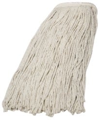 Ability One - Medium Cotton Cut End Mop Pad - Quick Change Connection, Use with Swiffer Bissell SteamBoost Mop - Exact Tooling