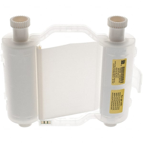 Brady - 2,400" Long, White Resin Ribbon Printer Ribbon - For BBP30 Label Printer, BBP33 Label Printer, BBP35 Multicolor Sign & Label Printer, BBP37 Color & Cut Sign & Label Printer, BradyPrinter S3100, BBP31 Sign & Label Printer - Exact Tooling