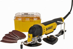 DeWALT - 120 Volt, Electric Multi Tool Kit - 22,000 RPM, 3 Amps - Exact Tooling