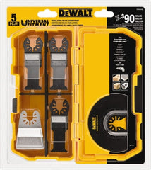 DeWALT - Oscilating Rotary Tool Accessory Kit - UNIVERSAL FITMENT, For Use on All Major Brands (no Adapter Required) - Exact Tooling