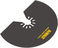 DeWALT - Semicircle Rotary Tool Blade - UNIVERSAL FITMENT, For Use on All Major Brands (no Adapter Required) - Exact Tooling