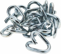 Value Collection - Zinc Plated Carbon Steel Open End Link - 3/16" Diameter, 240 Lb Load Limit - Exact Tooling