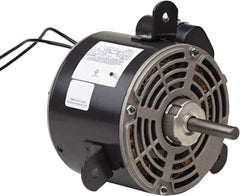 US Motors - 1/4 hp, OPAO Enclosure, Auto Thermal Protection, 1,075 RPM, 208-230 Volt, 60 Hz, Industrial Electric AC/DC Motor - Size 48 Frame, Bracket Mount, 2 Speed, Sleeve Bearings, 2.2-2.5 Full Load Amps, B Class Insulation, Reversible - Exact Tooling