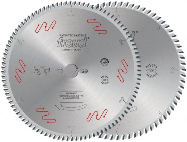 Freud - 300mm Diam, 30mm Arbor Hole Diam, 72 Tooth Wet & Dry Cut Saw Blade - Carbide-Tipped, Standard Round Arbor - Exact Tooling