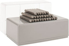 C.H. Hanson - 27 Piece, 1/8" Character Steel Stamp Set - Letters, Standard - Exact Tooling