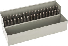C.H. Hanson - 36 Piece, 3/32" Character Steel Stamp Set - Letters & Figures, Standard - Exact Tooling