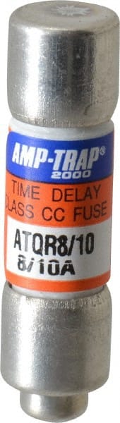 Ferraz Shawmut - 300 VDC, 600 VAC, 0.8 Amp, Time Delay General Purpose Fuse - Clip Mount, 1-1/2" OAL, 100 at DC, 200 at AC kA Rating, 13/32" Diam - Exact Tooling