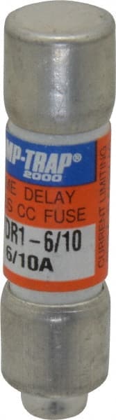 Ferraz Shawmut - 300 VDC, 600 VAC, 1.6 Amp, Time Delay General Purpose Fuse - Clip Mount, 1-1/2" OAL, 100 at DC, 200 at AC kA Rating, 13/32" Diam - Exact Tooling