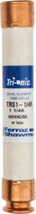 Ferraz Shawmut - 600 VAC/VDC, 1.25 Amp, Time Delay General Purpose Fuse - Clip Mount, 127mm OAL, 20 at DC, 200 at AC kA Rating, 13/16" Diam - Exact Tooling