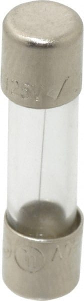 Ferraz Shawmut - 250 VAC, 1 Amp, Fast-Acting Miniature Glass Fuse - Clip Mount, 20mm OAL, 5mm Diam - Exact Tooling