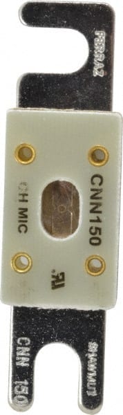Ferraz Shawmut - 150 Amp Visible Link Flat Forklift & Truck Fuse - 125VAC, 48VDC, 3.18" Long x 0.75" Wide, Littelfuse CNN150, Bussman ANN150, Ferraz Shawmut CNN150 - Exact Tooling