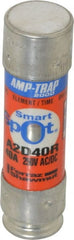 Ferraz Shawmut - 250 VAC/VDC, 40 Amp, Time Delay General Purpose Fuse - Clip Mount, 76mm OAL, 100 at DC, 200 at AC kA Rating, 13/16" Diam - Exact Tooling