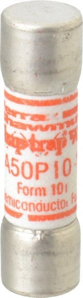 Ferraz Shawmut - 450 VDC, 500 VAC, 10 Amp, Fast-Acting Semiconductor/High Speed Fuse - Clip Mount, 50.8mm OAL, 100 at AC, 79 at DC kA Rating, 9/16" Diam - Exact Tooling