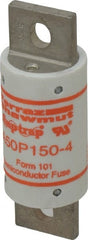Ferraz Shawmut - 450 VDC, 500 VAC, 150 Amp, Fast-Acting Semiconductor/High Speed Fuse - Bolt-on Mount, 3-5/8" OAL, 100 at AC, 79 at DC kA Rating, 31mm Diam - Exact Tooling