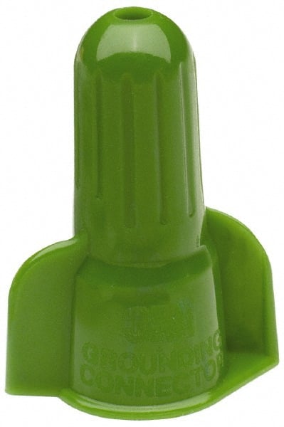 3M - 2, 18 to 5, 12 AWG, 600 Volt, Fire Resistant, Wing Twist on Wire Connector - Green, 221°F - Exact Tooling