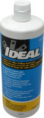 Ideal - 1 Quart Squeeze Bottle, Yellow Wire Pulling Lubricant Gel - 40 to 120°F, RoHS Compliant, UL Listed - Exact Tooling