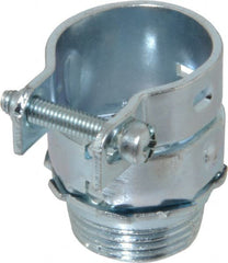 Thomas & Betts - 3/4" Trade, Steel Squeeze Clamp Straight FMC Conduit Connector - Noninsulated - Exact Tooling