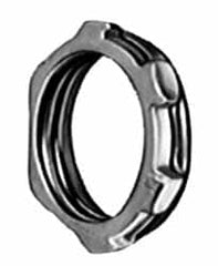 Thomas & Betts - 3-1/2" Trade, Malleable Iron Threaded Rigid/Intermediate (IMC) Conduit Locknut - Noninsulated - Exact Tooling