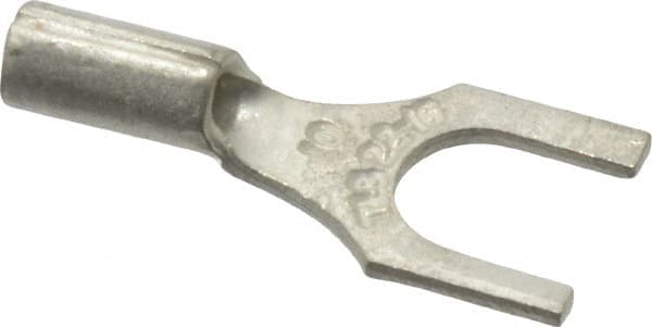 Thomas & Betts - #10 Stud, 22 to 16 AWG Compatible, Noninsulated, Crimp Connection, Standard Fork Terminal - Exact Tooling
