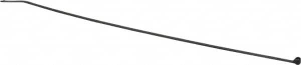 Thomas & Betts - 11.1" Long Black Nylon Standard Cable Tie - 30 Lb Tensile Strength, 1.31mm Thick, 76.2mm Max Bundle Diam - Exact Tooling