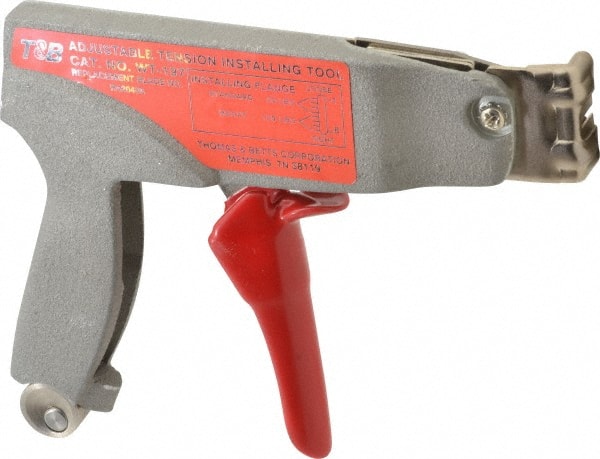 Thomas & Betts - 0.184 to 0.301 Inch Wide, 50 to 120 Lb. Tensile Strength, Metallic Cable Tie Installation Tool - Automatic Actuation, RoHS Compliant - Exact Tooling