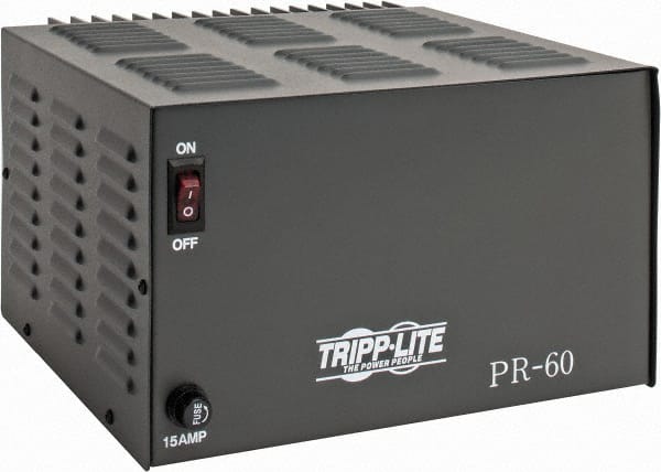 Tripp-Lite - 250, 300 Watt, 60 Amp, 120 VAC Input, 13.8 VDC Output, Power Supply - 10-1/2 Inch Wide x 11-1/2 Inch Deep x 6-3/4 Inch High, 32 to 104°F, Red LED Display - Exact Tooling