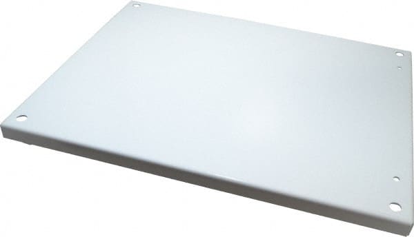 Wiegmann - 17" OAW x 21" OAH Powder Coat Finish Electrical Enclosure Back Panel - 24" x 20" Box, 14 Gauge Steel, Use with B242007CH/B242009CH/LOH242008/N12202406/N12202408/N12242006/N12242008/N12242010/N12242012/N12242016/RHC242008 - Exact Tooling