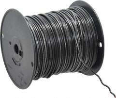 Southwire - 14 AWG, 41 Strand, Black Machine Tool Wire - PVC, Acid, Moisture and Oil Resistant, 500 Ft. Long - Exact Tooling