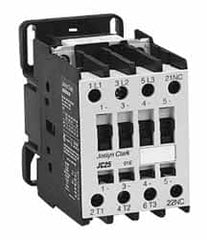 Springer - 3 Pole, 208 Coil VAC, Nonreversible Open Enclosure IEC Contactor - 1 Phase hp: 5 at 115 V, 7.5 at 230 V, 3 Phase hp: 15 at 200 V, 15 at 230 V, 40 at 460 V, 40 at 575 V, 50 Amp Inductive Load Rating, CSA, UL Listed - Exact Tooling