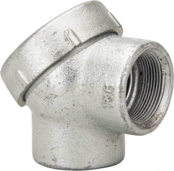 Thomas & Betts - 1-1/2" Trade, Iron Threaded Angled Rigid/Intermediate (IMC) Conduit Elbow - Noninsulated - Exact Tooling