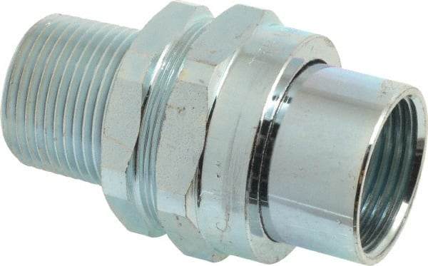 Thomas & Betts - 1" Trade, Steel Threaded Straight Rigid/Intermediate (IMC) Conduit Male Union - Noninsulated - Exact Tooling