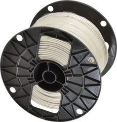 Southwire - THHN/THWN, 12 AWG, 20 Amp, 500' Long, Solid Core, 1 Strand Building Wire - White, Thermoplastic Insulation - Exact Tooling