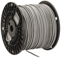 Southwire - THHN/THWN, 12 AWG, 20 Amp, 500' Long, Stranded Core, 19 Strand Building Wire - Gray, Thermoplastic Insulation - Exact Tooling