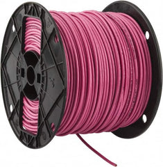 Southwire - THHN/THWN, 12 AWG, 20 Amp, 500' Long, Stranded Core, 19 Strand Building Wire - Pink, Thermoplastic Insulation - Exact Tooling