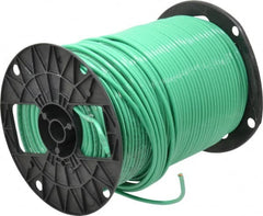Southwire - THHN/THWN, 10 AWG, 30 Amp, 500' Long, Stranded Core, 19 Strand Building Wire - Green, Thermoplastic Insulation - Exact Tooling