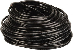 Southwire - THHN/THWN, 6 AWG, 55 Amp, 100' Long, Stranded Core, 19 Strand Building Wire - Black, Thermoplastic Insulation - Exact Tooling