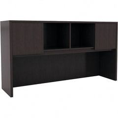 ALERA - 58.88" Long x 35-1/2" High x 15" Deep, Kneespace Credenza - Espresso (Color), Woodgrain Laminate - Exact Tooling