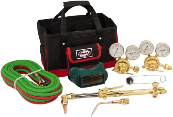 Lincoln Electric - Oxygen/Acetylene Torch Kits Type: American Classic - Cutting, Welding & Heating Outfit Maximum Cutting: 1 (Inch) - Exact Tooling