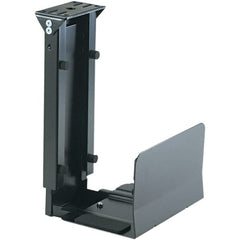 Safco - Black Underdesk CPU Holder - Use with Desk - Exact Tooling