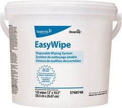 Diversey - Pre-Moistened General Purpose Wipes - Refill, 24-7/8" x 8-5/8" Sheet Size, White - Exact Tooling