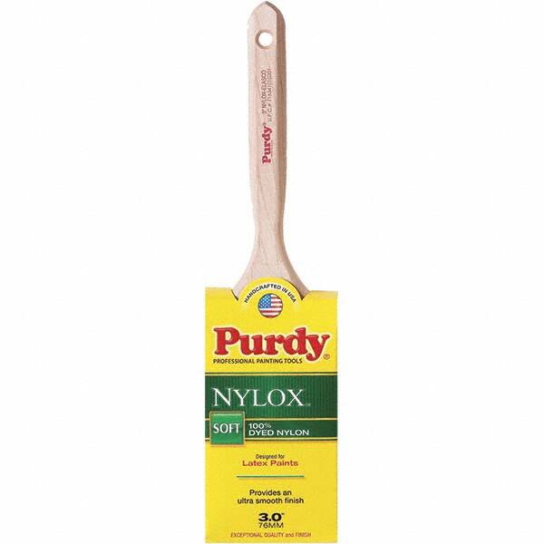 Purdy - 3" Flat Synthetic Trim Brush - Wood Fluted Handle - Exact Tooling