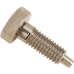 3/8-16 SS KNURLED KNB PLGR LOCK - Exact Tooling