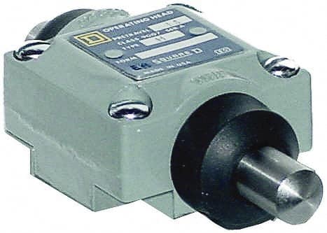 Square D - SPDT, NC/NO, 600 Volt Screw Terminal, Roller Plunger Actuator, General Purpose Limit Switch - 1, 2, 4, 6, 12, 13, 6P NEMA Rating, IP67 IPR Rating - Exact Tooling
