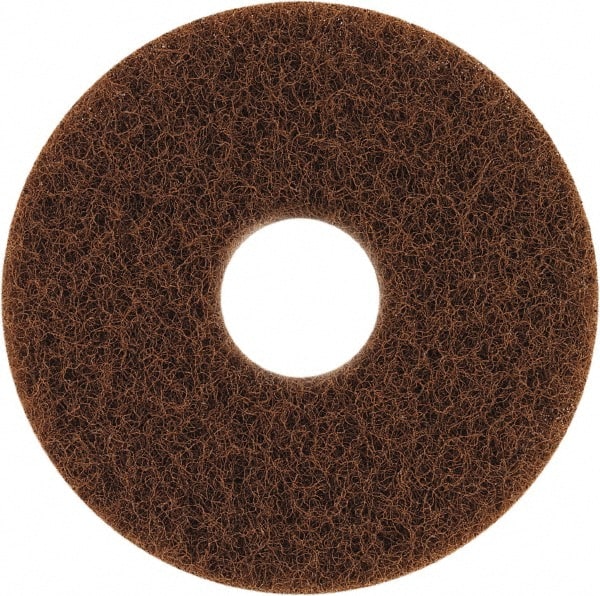 Oreck - Scrubbing Pad - 12" Machine, Brown Pad, Abrasive - Exact Tooling