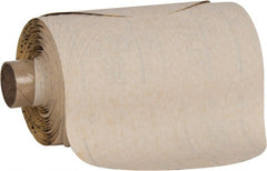 3M - 5" Diam, 400 Grit Aluminum Oxide Adhesive PSA Disc - Super Fine Grade, Reddish Brown, Film Backing, Flexible, Use with Random Orbital Sanders - Exact Tooling