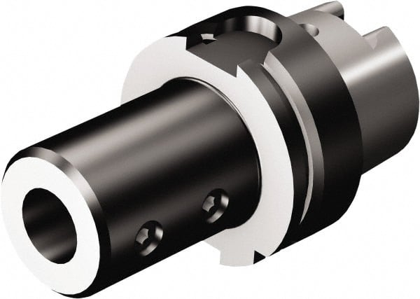Sandvik Coromant - HSK100 Taper, 63/64" Inside Hole Diam, 3-15/16" Projection, Drill Adapter - 3-15/16" Body Diam, Through Coolant - Exact Tooling