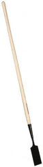 Razor-Back - 3-3/4 Inch Wide Blade x 6 Inch High Blade Sidewalk and Ice Scraper - 48 Inch Long Ash, Straight Handle - Exact Tooling