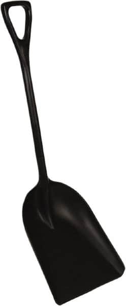Remco - 17" High x 14" Wide Square Plastic Shovel - 42" Long Plastic D-Grip Handle - Exact Tooling