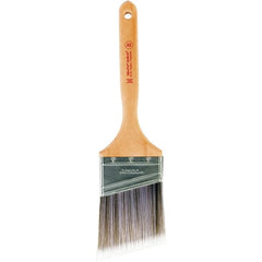 Wooster Brush - 3" Synthetic Paint Brush - 3-3/16" Bristle Length, Maple Handle - Exact Tooling